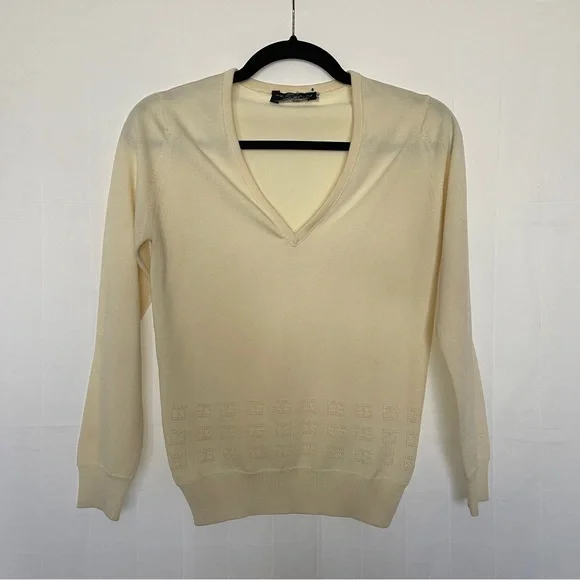 Givenchy Sweaters Vintage Givenchy Sport Beige Sweater Poshmark